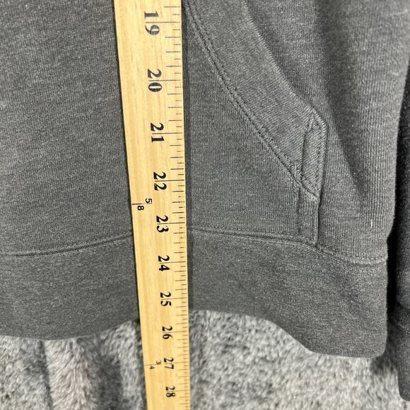 Marmot Hoodie Mens Small Gray Logo Pullover Sweatshirt Pockets Outdoors Work - Picture 7 of 8